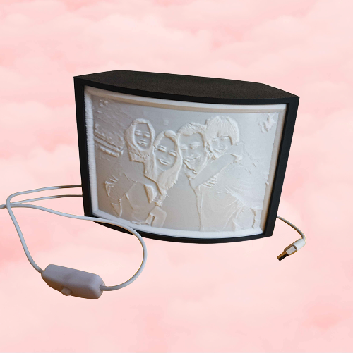 Litofania Personalizada 17x12 cm