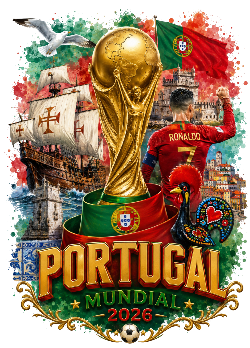 T-shirts Unisexo do Mundial 2026