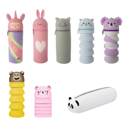 Estojo Escolar Ambar Silicone Animais