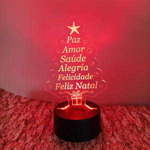 Árvore 6 desejos LED 16cm