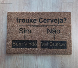 Tapete de Fibra de Coco Personalizado – 60x40 cm