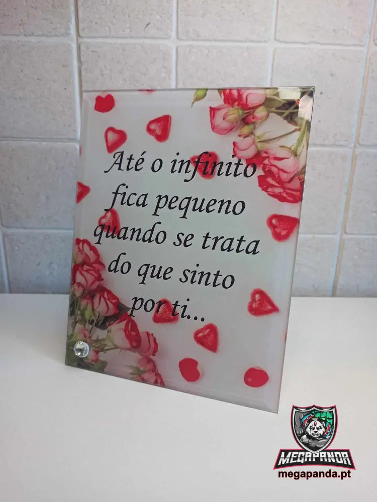 Foto Vidro 18X23Cm Personalizável - Ideal Para Molduras Mealheiro Moldura