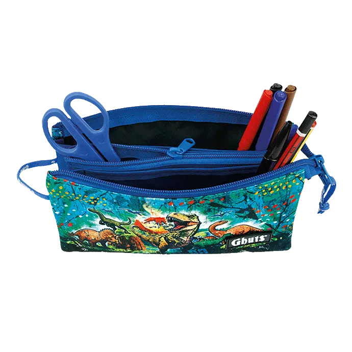 Estuche triple Ghuts Dinowild
