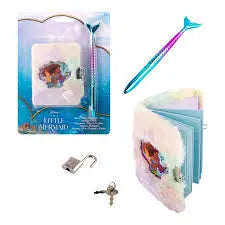 Diário e caneta The little mermaid (Pequena Sereia)