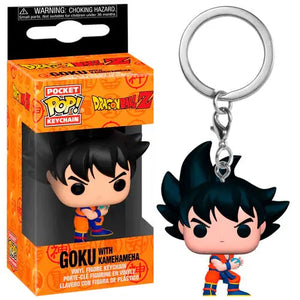 Porta-chaves Pocket POP Dragon Ball Z Goku com Kamehameha