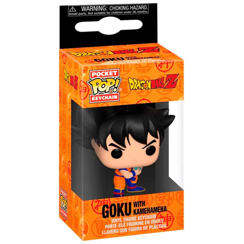 Porta-chaves Pocket POP Dragon Ball Z Goku com Kamehameha