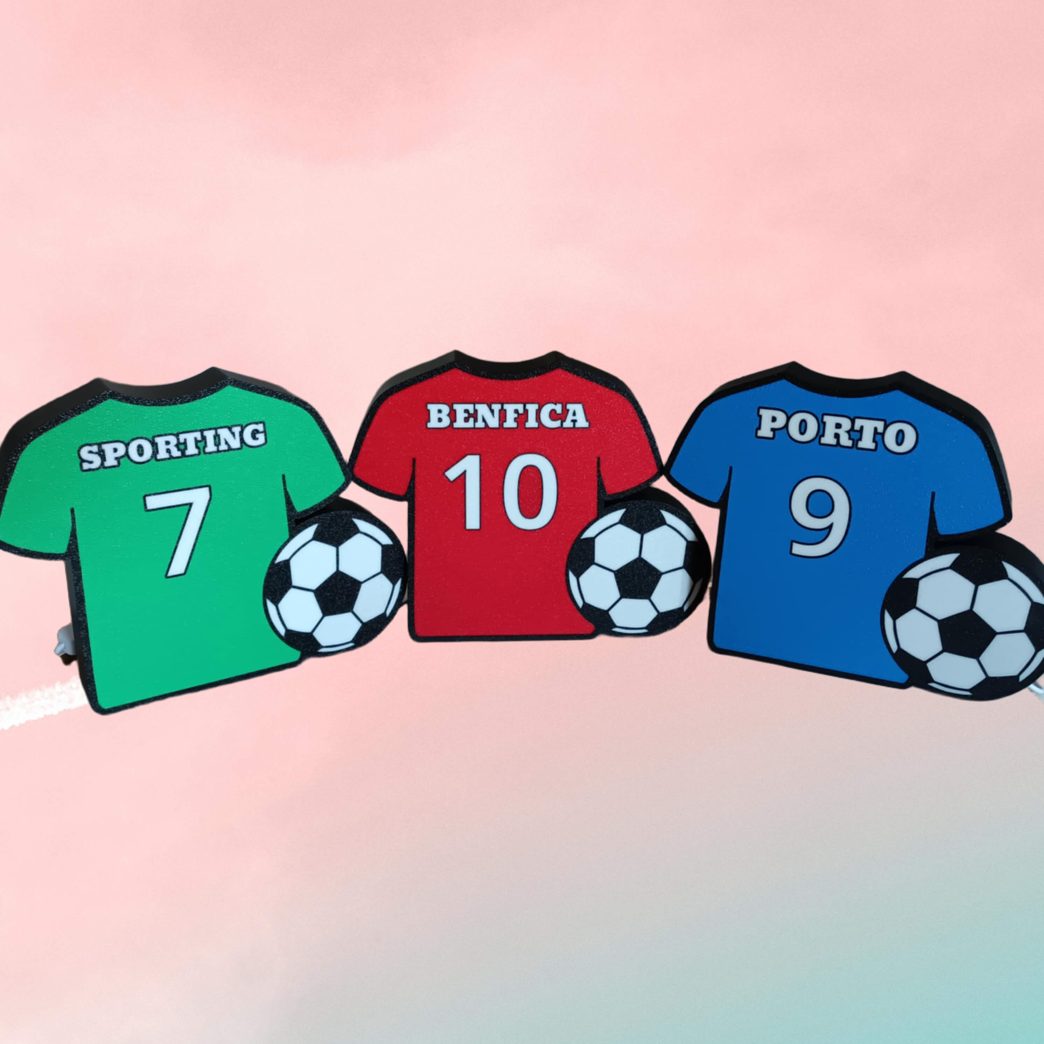 Luminária Clubes (Benfica,Porto e Sporting)