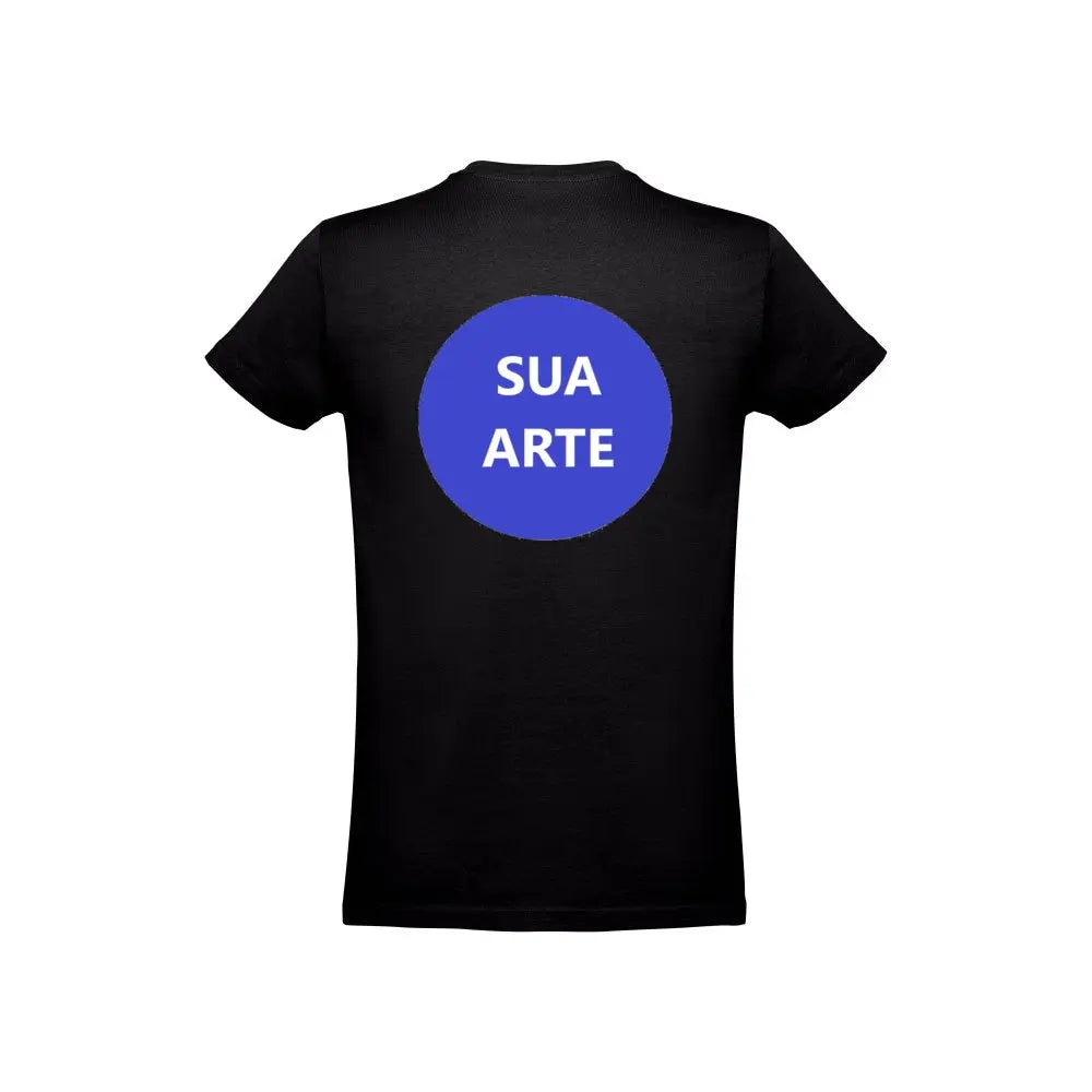 Tshirt Preta Personalizável Frente e Trás