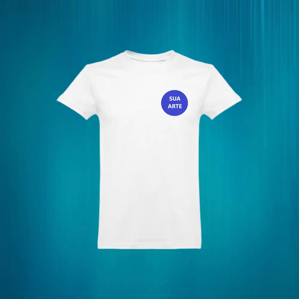 Tshirt Branca Personalizável Frente e Trás