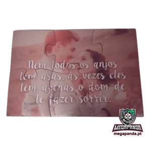 Puzzle de Madera A5 Plata de 6 Piezas