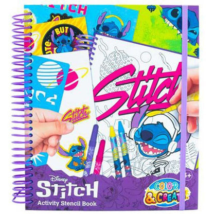 Caderno de atividades de colorir Stitch