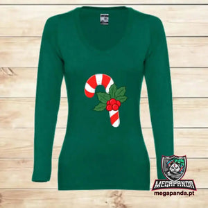 Camiseta larga mujer Navidad Bengala