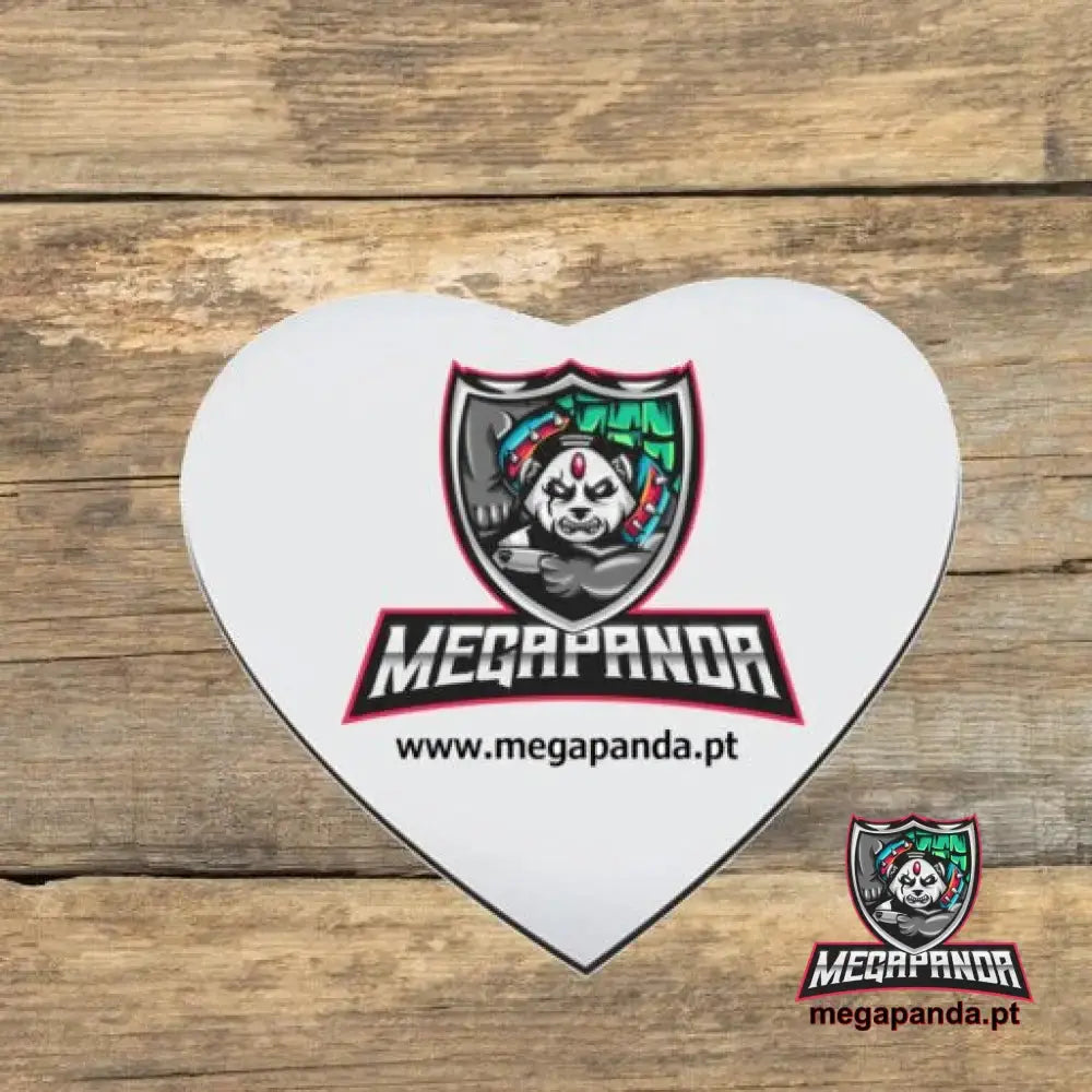 alfombrilla de ratón con forma de corazón