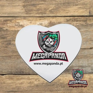 alfombrilla de ratón con forma de corazón