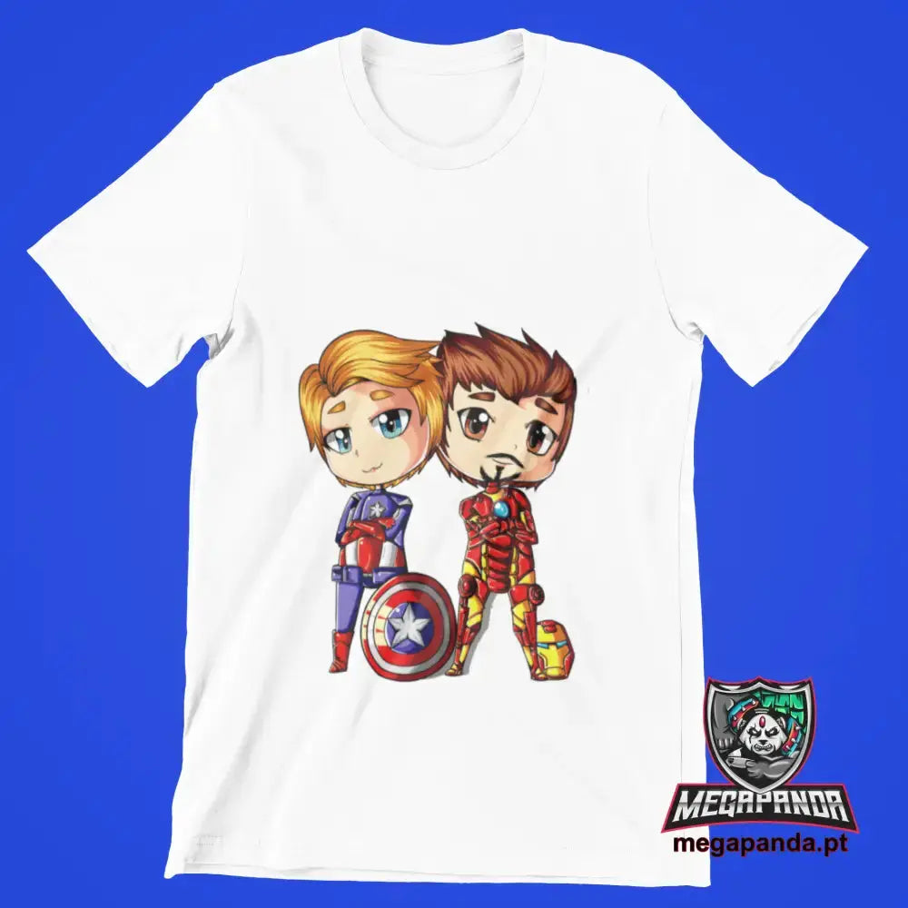 Tshirt Cartoon America e Iron man
