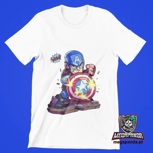 Tshirt Cartoon Capitão América Xl Vestuário