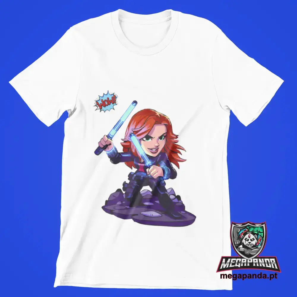 Tshirt Cartoon Viúva Negra