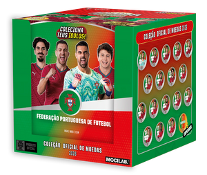 Coleção oficial Icoins - Caixa de 11 moedas - Seleção Portuguesa