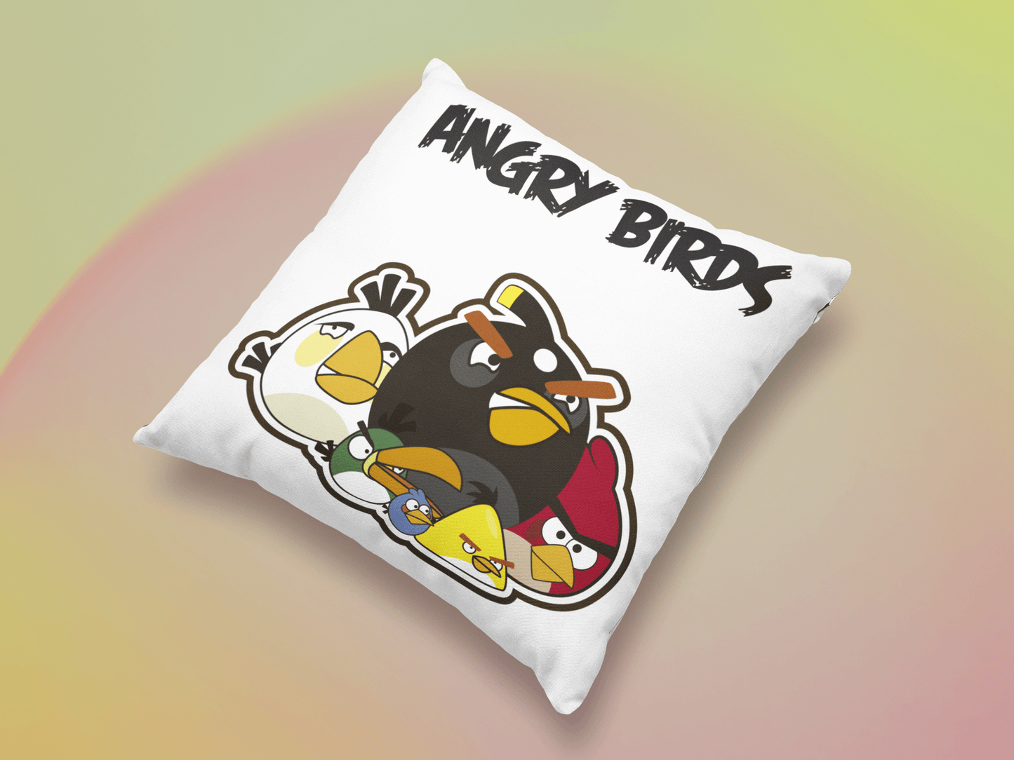 Almofada Angry Birds Grupo 40 x 40