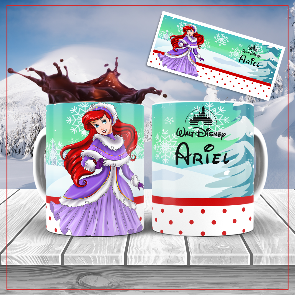 Caneca Ariel - Princesa de Inverno