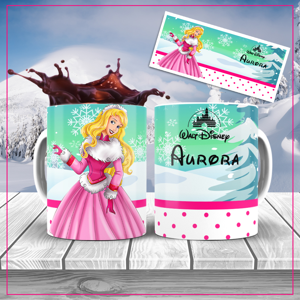 Caneca Aurora - Princesa de Inverno