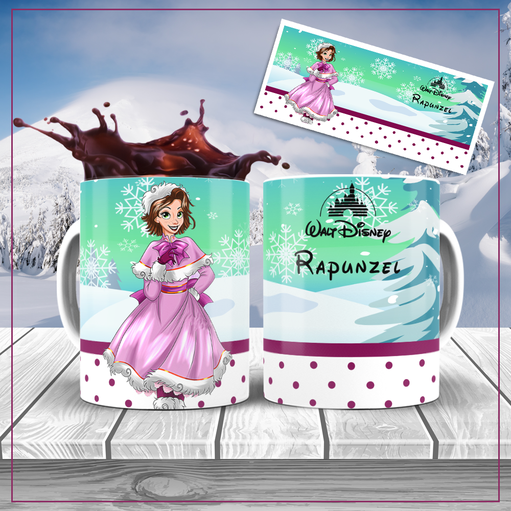 Caneca Rapunzel - Princesa de Inverno