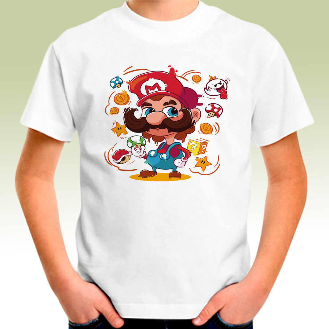 Camiseta Mario Cartoon