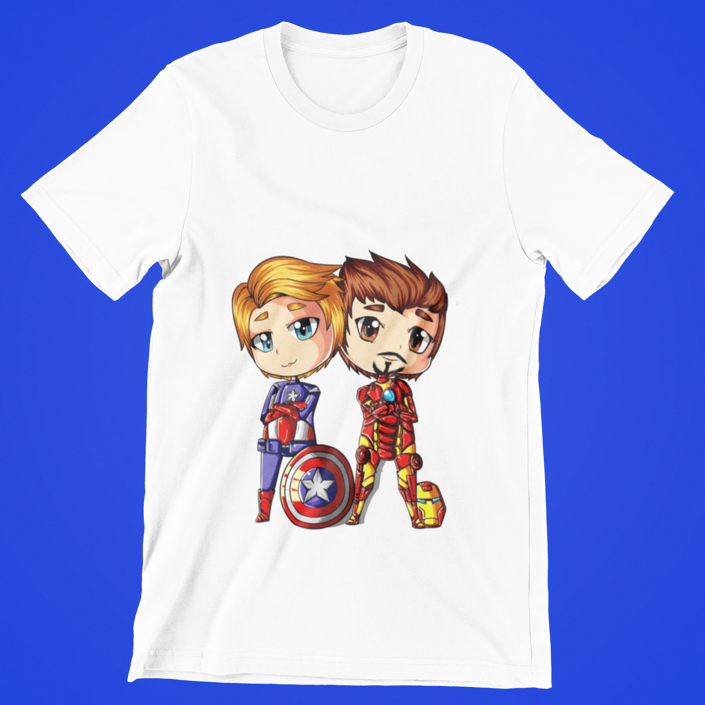 Tshirt Cartoon America e Iron man